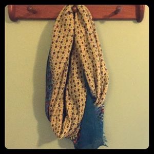 Cute floral infinity scarf